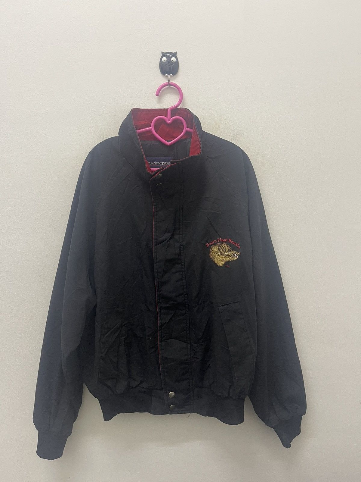 image of Vintage Boar’S Head Brand Swingster Made In Usa in Black, Men's (Size Large)
