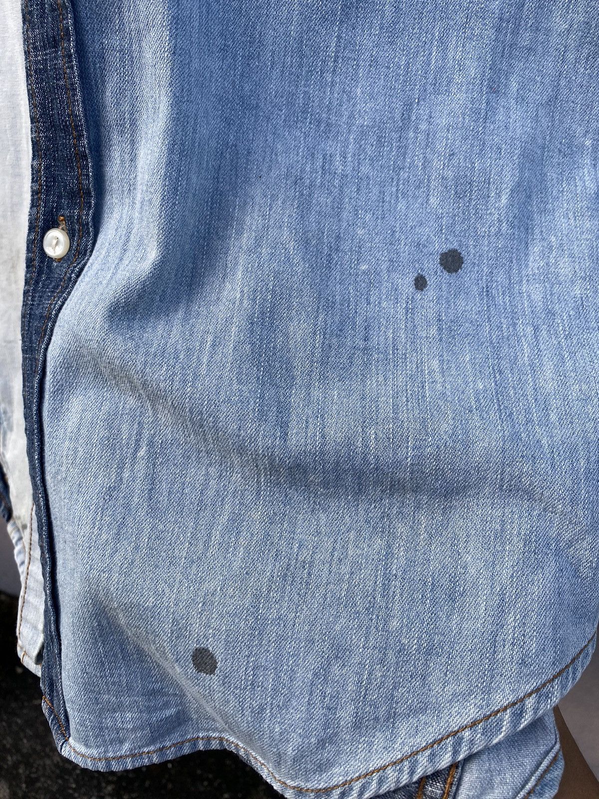 Johnbull Johnbull Reconstructed Multi Denim Kojima Genes Japan Size US L / EU 52-54 / 3 - 11 Thumbnail