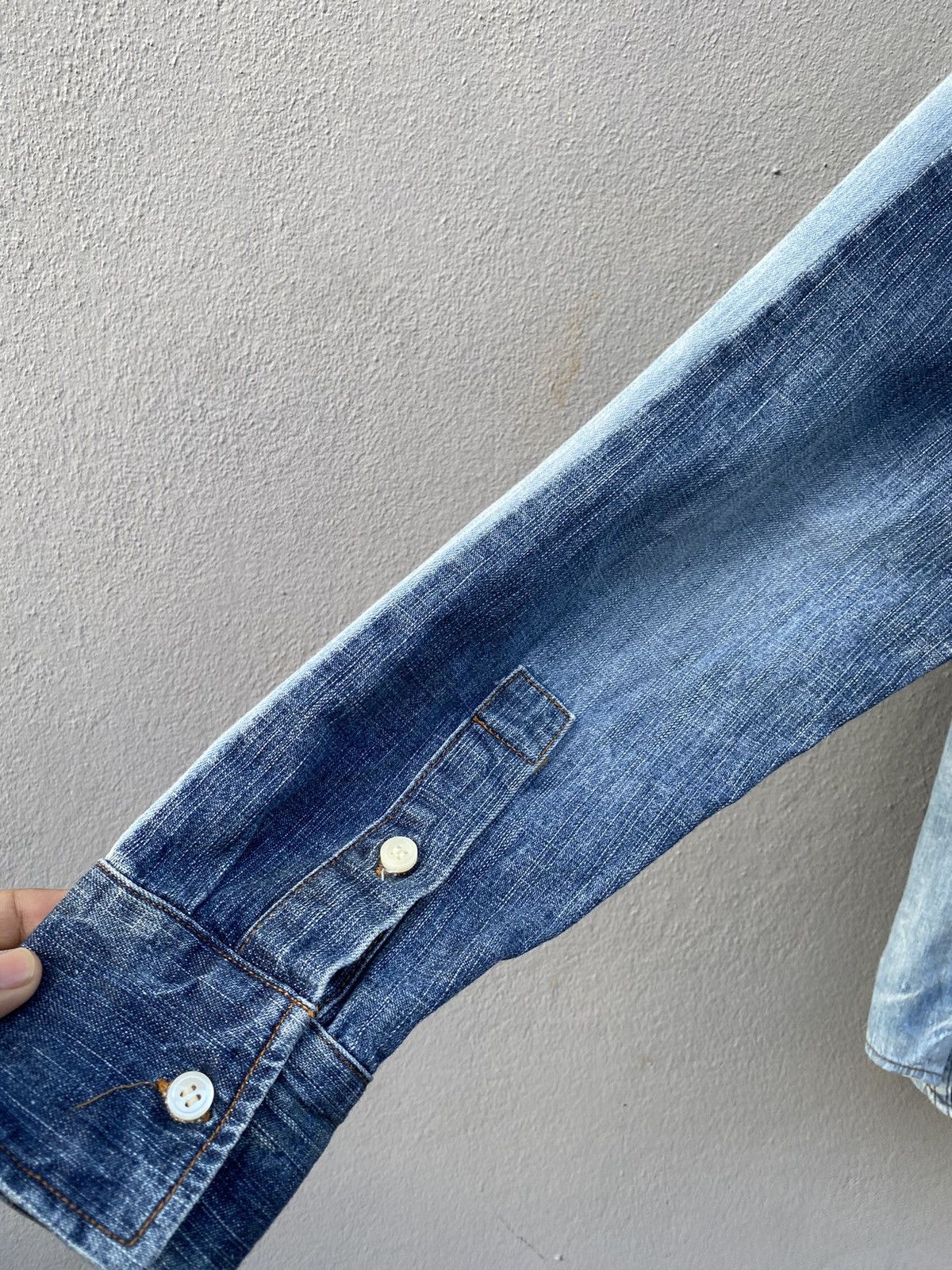 Johnbull Johnbull Reconstructed Multi Denim Kojima Genes Japan Size US L / EU 52-54 / 3 - 17 Thumbnail