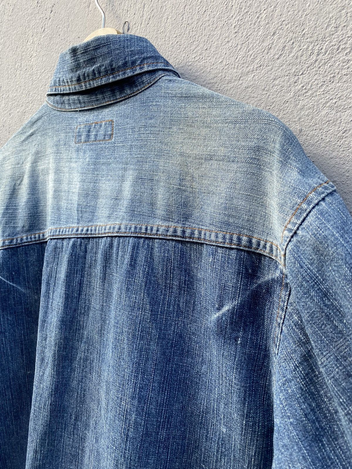 Johnbull Johnbull Reconstructed Multi Denim Kojima Genes Japan Size US L / EU 52-54 / 3 - 15 Thumbnail
