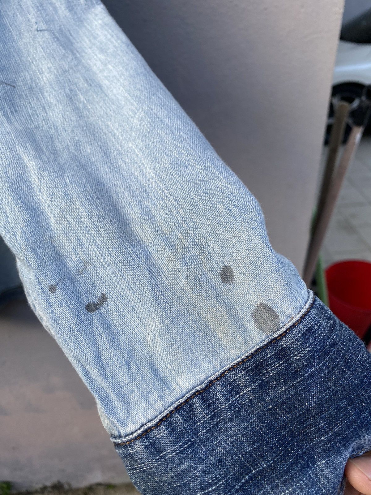 Johnbull Johnbull Reconstructed Multi Denim Kojima Genes Japan Size US L / EU 52-54 / 3 - 10 Thumbnail