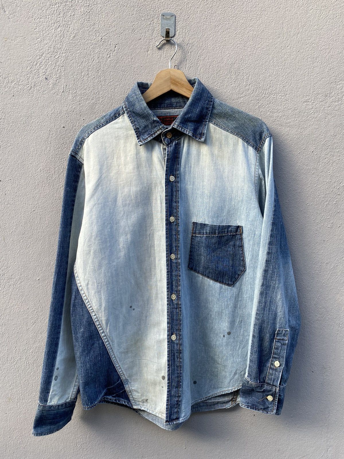 Johnbull Johnbull Reconstructed Multi Denim Kojima Genes Japan Size US L / EU 52-54 / 3 - 1 Thumbnail