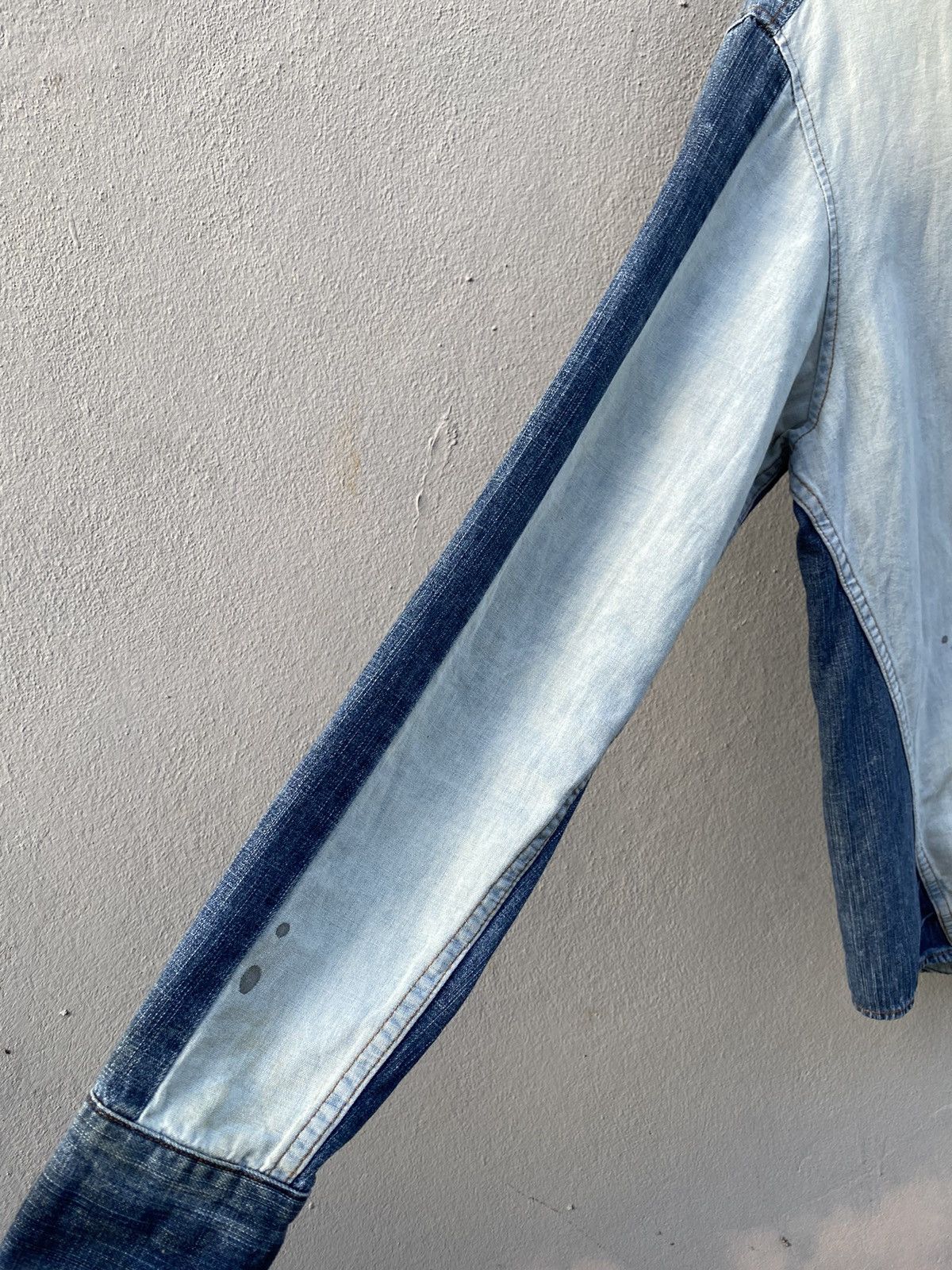 Johnbull Johnbull Reconstructed Multi Denim Kojima Genes Japan Size US L / EU 52-54 / 3 - 4 Thumbnail