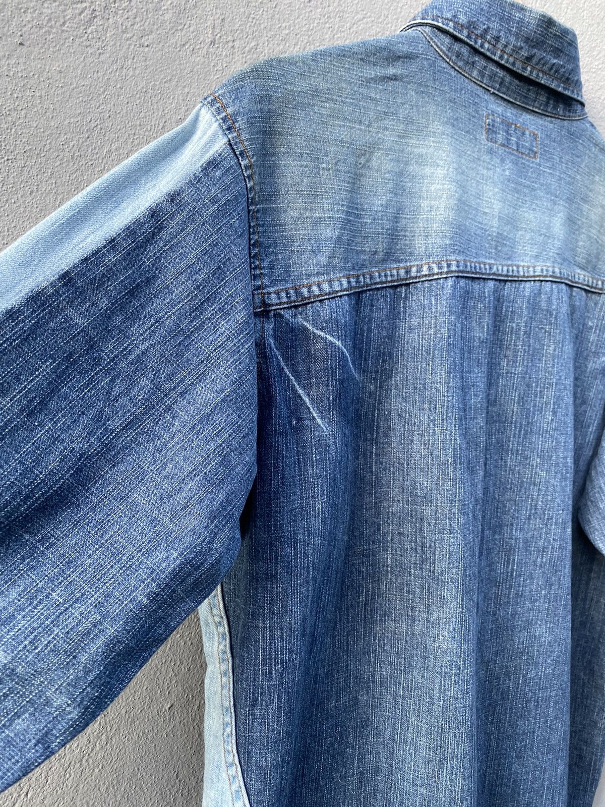 Johnbull Johnbull Reconstructed Multi Denim Kojima Genes Japan Size US L / EU 52-54 / 3 - 16 Thumbnail