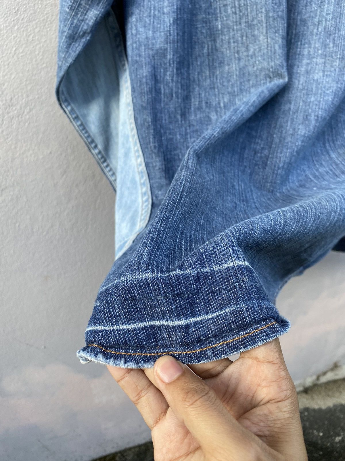 Johnbull Johnbull Reconstructed Multi Denim Kojima Genes Japan Size US L / EU 52-54 / 3 - 18 Thumbnail
