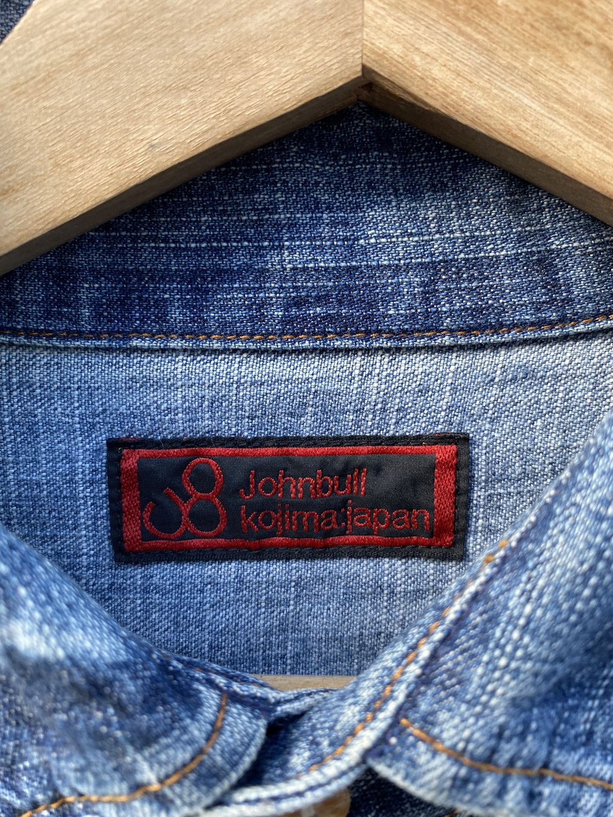 Johnbull Johnbull Reconstructed Multi Denim Kojima Genes Japan Size US L / EU 52-54 / 3 - 6 Thumbnail