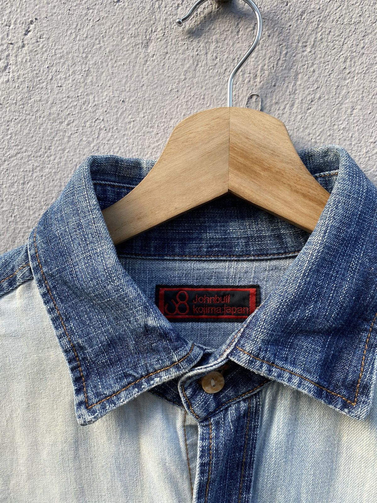 Johnbull Johnbull Reconstructed Multi Denim Kojima Genes Japan Size US L / EU 52-54 / 3 - 5 Thumbnail