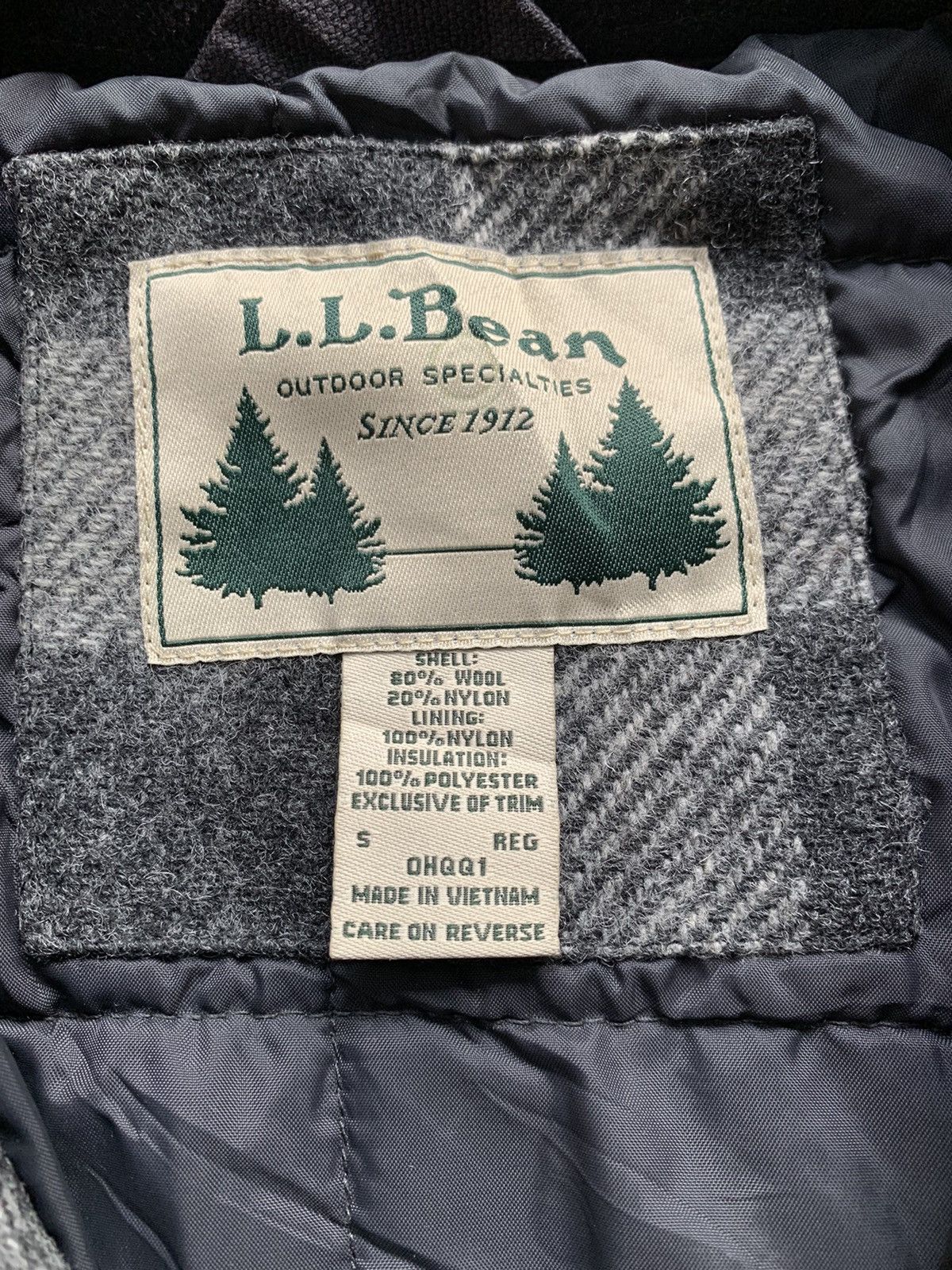 L.L. Bean LL Bean Wool Flannel Shirt Quilted Lining Snap Button Size US S / EU 44-46 / 1 - 3 Thumbnail