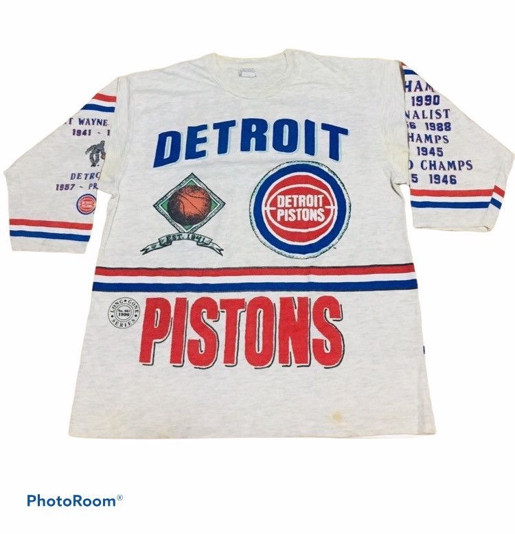 Vintage Detroit pistons x vintage 80s t shirt Size US L / EU 52-54 / 3 - 1 Thumbnail