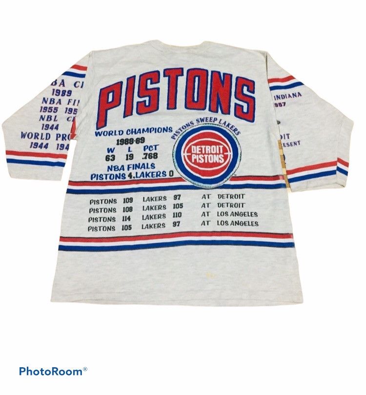 Vintage Detroit pistons x vintage 80s t shirt Size US L / EU 52-54 / 3 - 2 Thumbnail