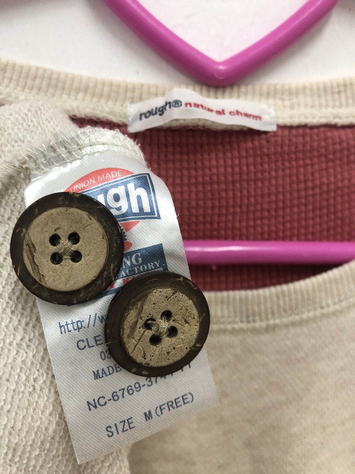 Japanese Brand Rare ROUGH Natural Charm Union Made Japan Sweatshirt Size US M / EU 48-50 / 2 - 6 Thumbnail