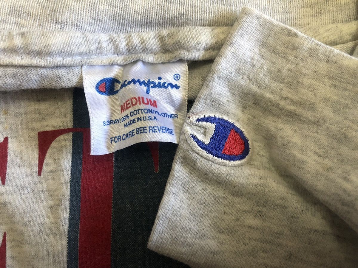 Champion Rare 90s Vintage CHAMPION Hip Hop Swag Dope Shirt Size US M / EU 48-50 / 2 - 2 Thumbnail