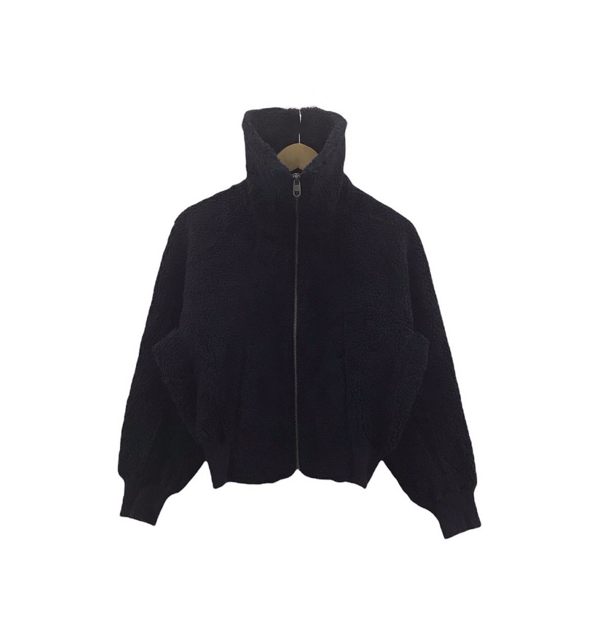 Lemaire × Uniqlo Sherpa Fleece Jacket Navy Size US XS / EU 42 / 0 - 4 Thumbnail