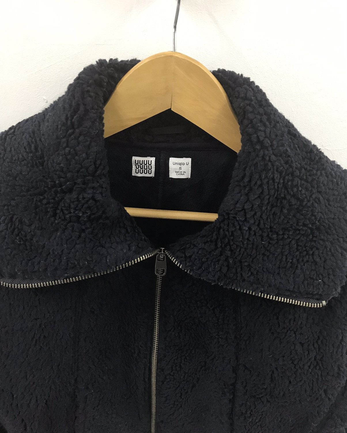 Lemaire × Uniqlo Sherpa Fleece Jacket Navy Size US XS / EU 42 / 0 - 5 Thumbnail