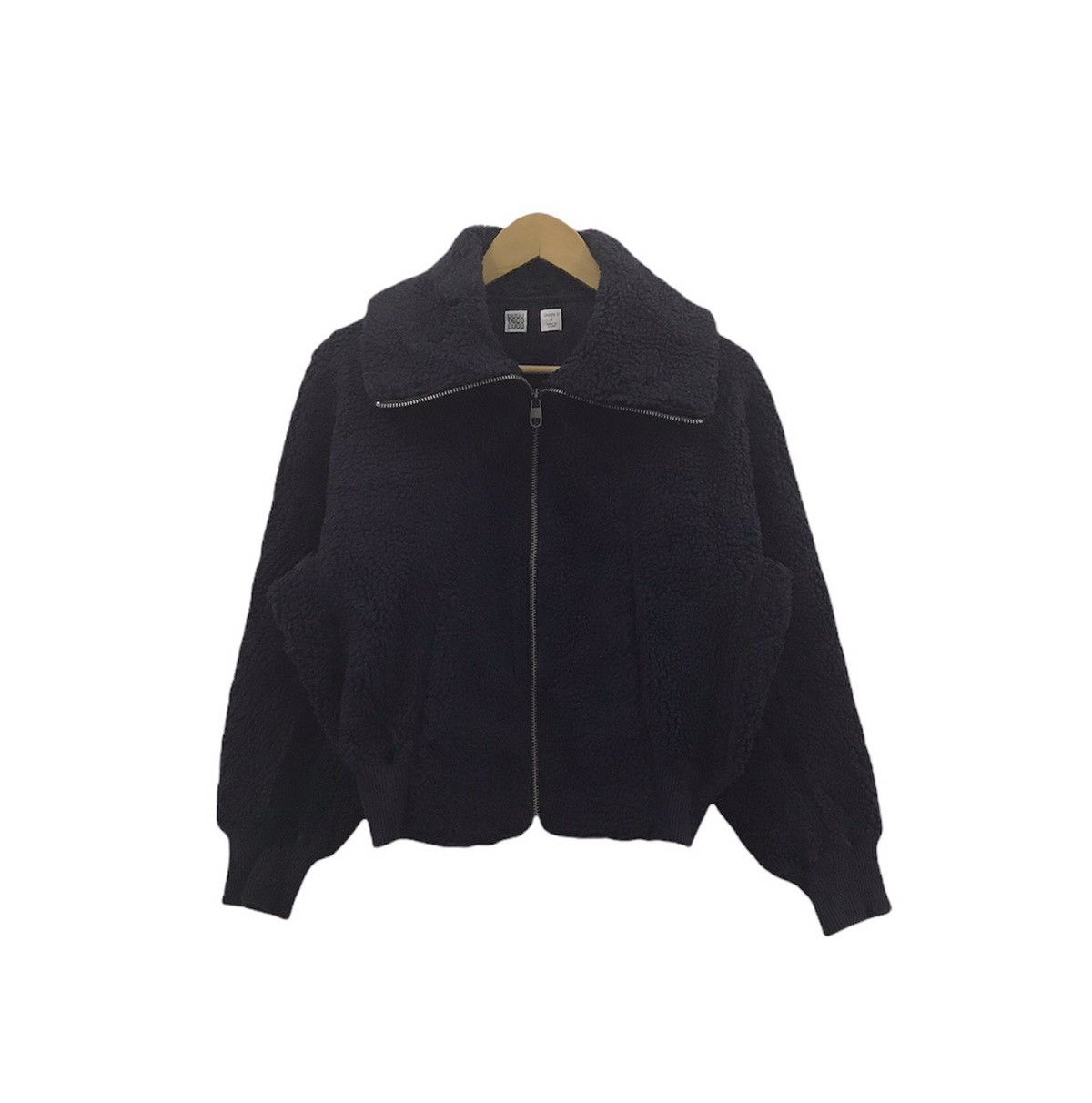 Lemaire × Uniqlo Sherpa Fleece Jacket Navy Size US XS / EU 42 / 0 - 1 Thumbnail