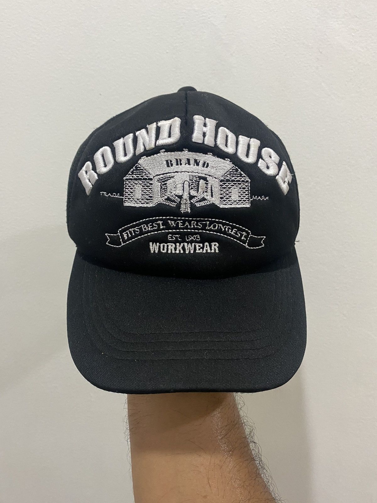 Vintage VTG Round House Full Embroid Logo Trucked Hat Size ONE SIZE - 2 Thumbnail