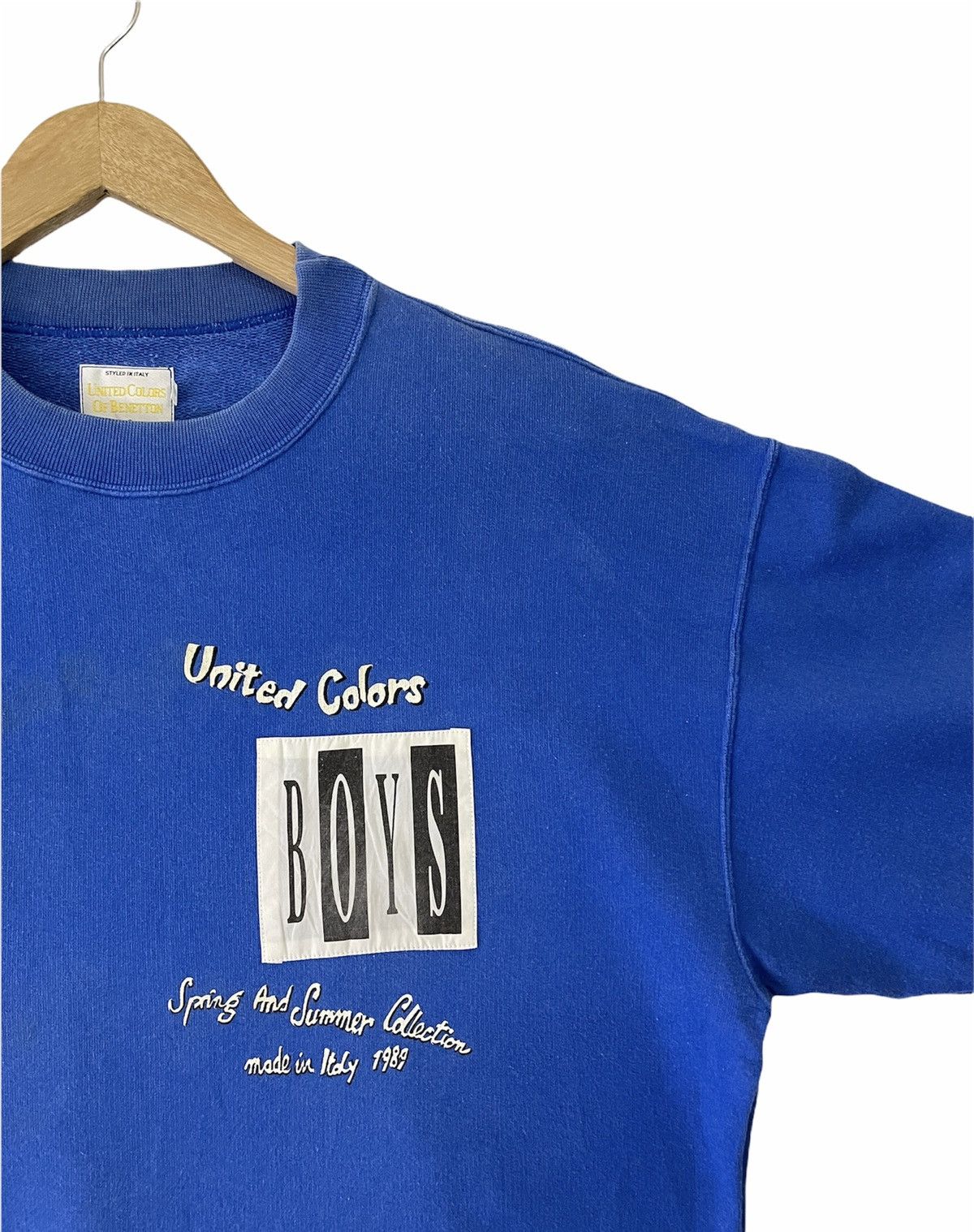Benetton × Vintage Vintage Benetton Sweatshirt 1989 spring summer collection Size US L / EU 52-54 / 3 - 4 Thumbnail