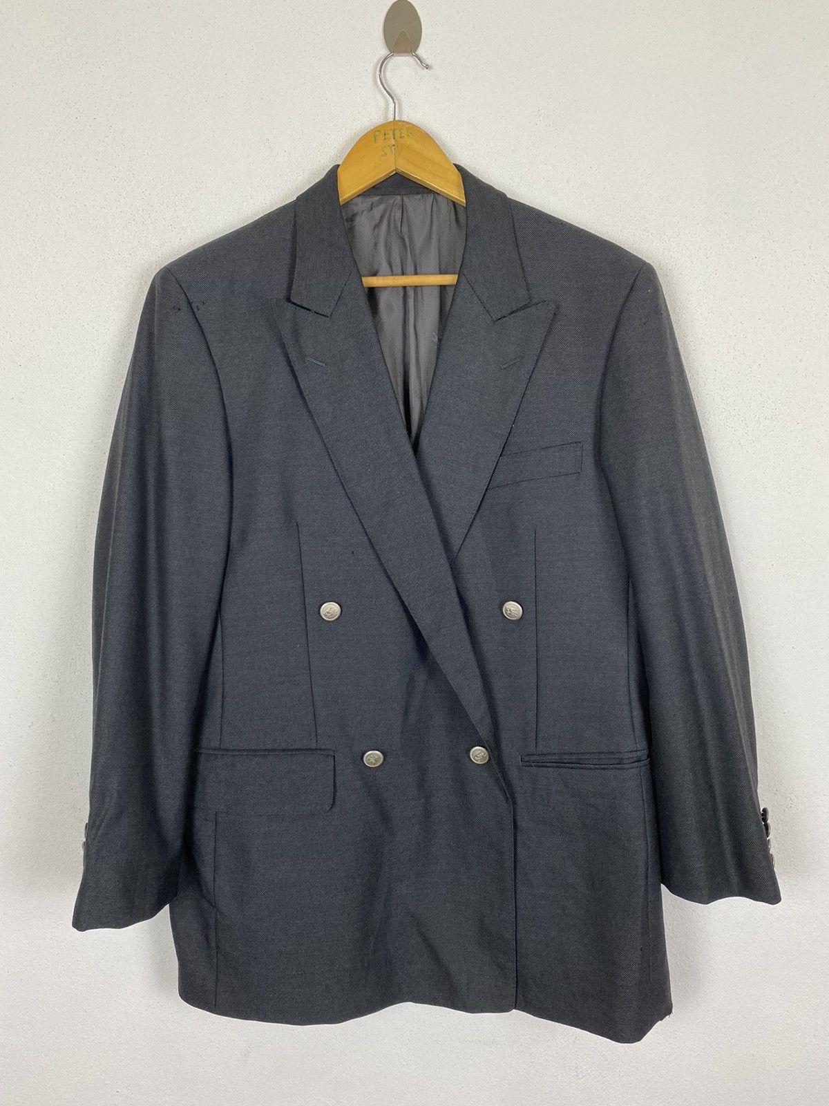 Burberry × Vintage VINTAGE BURBERRYS FORMAL BLAZER Size US M / EU 48-50 / 2 - 2 Thumbnail