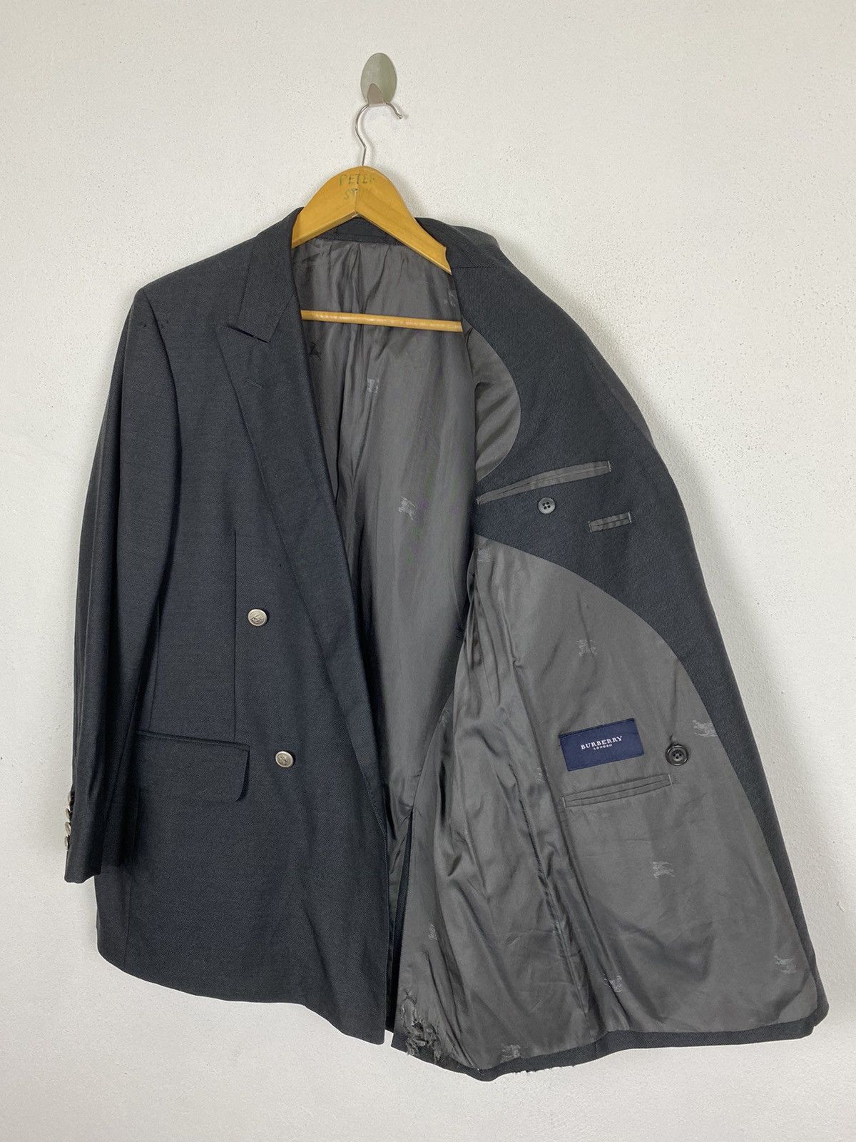 Burberry × Vintage VINTAGE BURBERRYS FORMAL BLAZER Size US M / EU 48-50 / 2 - 3 Thumbnail