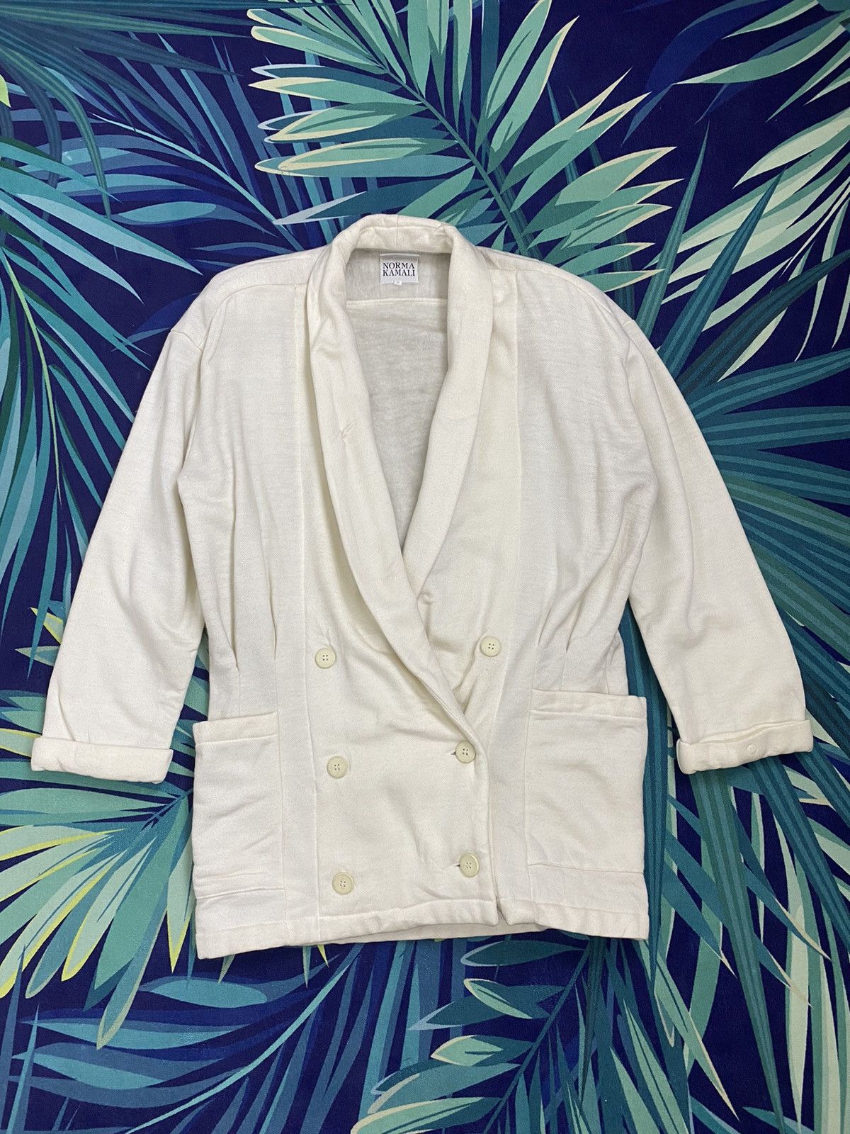 Japanese Brand NORMA KAMALI JACKET POLYESTER FABRIC Size US M / EU 48-50 / 2 - 1 Thumbnail