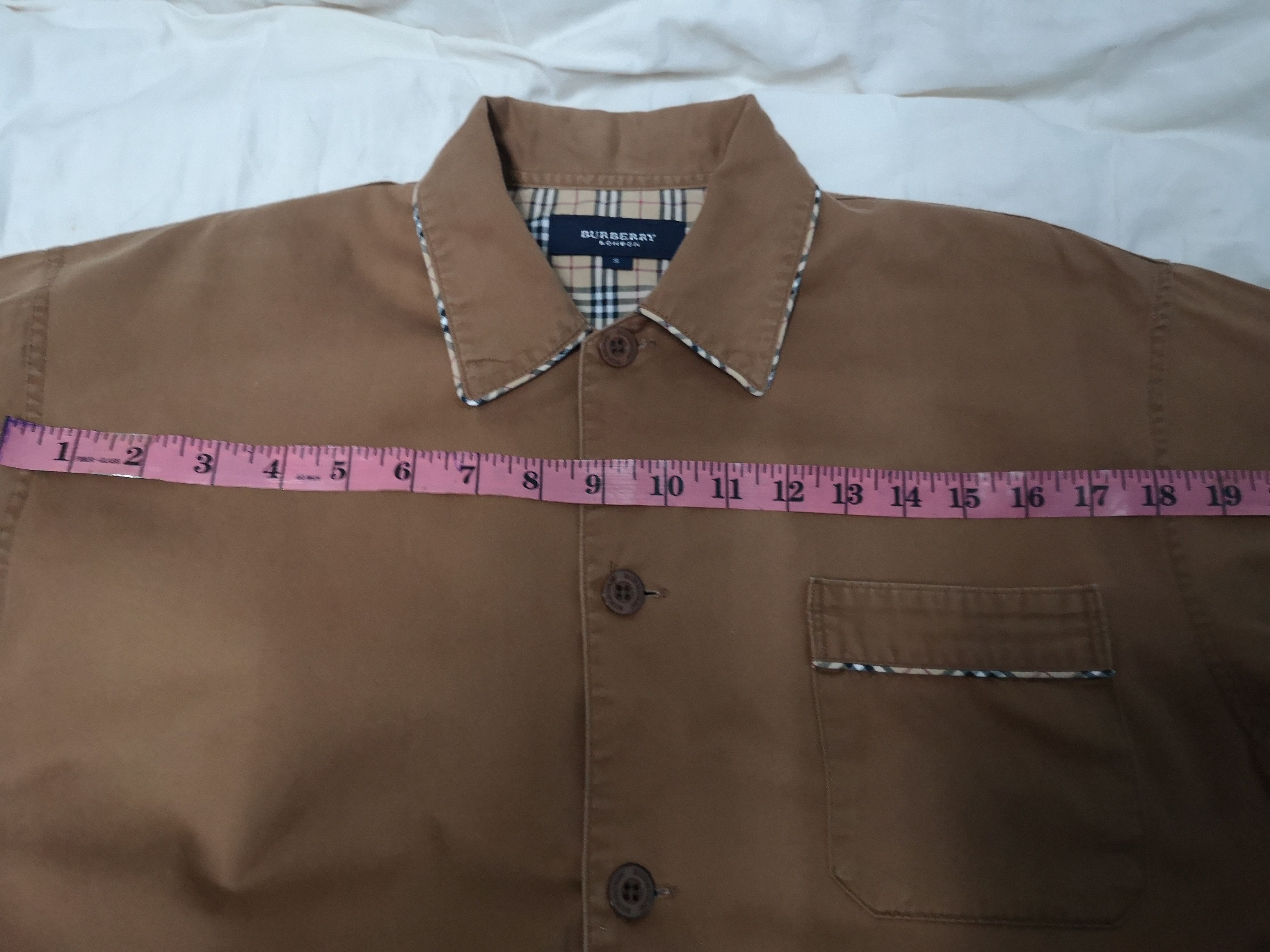 Burberry Sleeping Shirt Button Up/Single Pocket Size US S / EU 44-46 / 1 - 11 Thumbnail