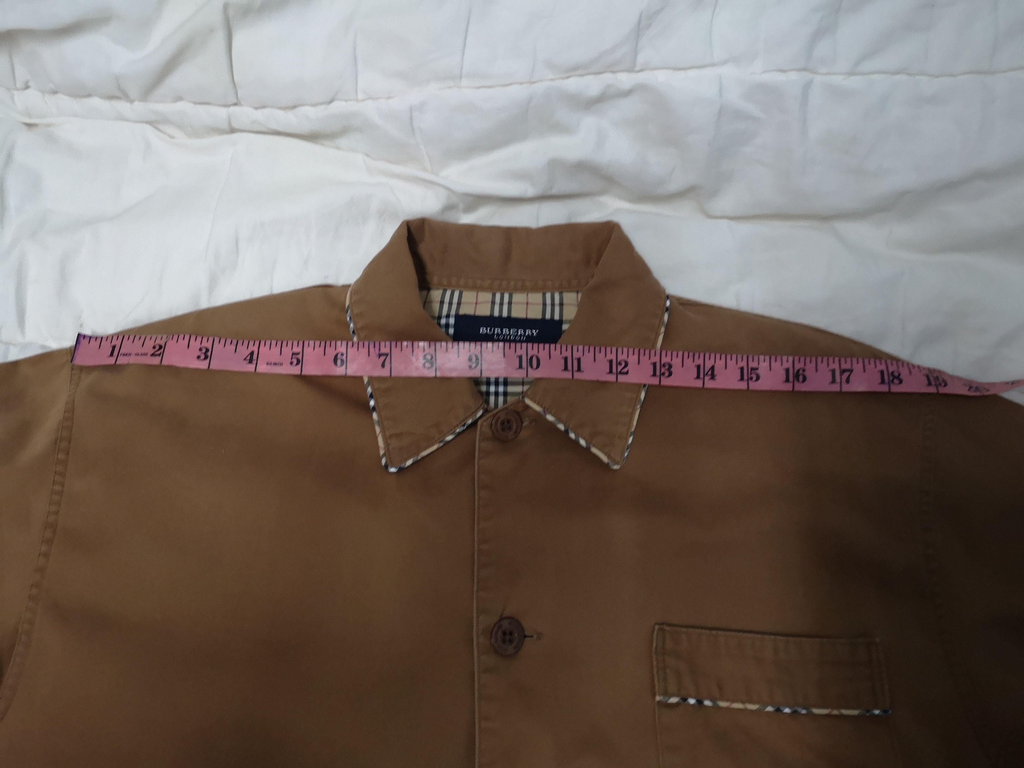 Burberry Sleeping Shirt Button Up/Single Pocket Size US S / EU 44-46 / 1 - 12 Thumbnail