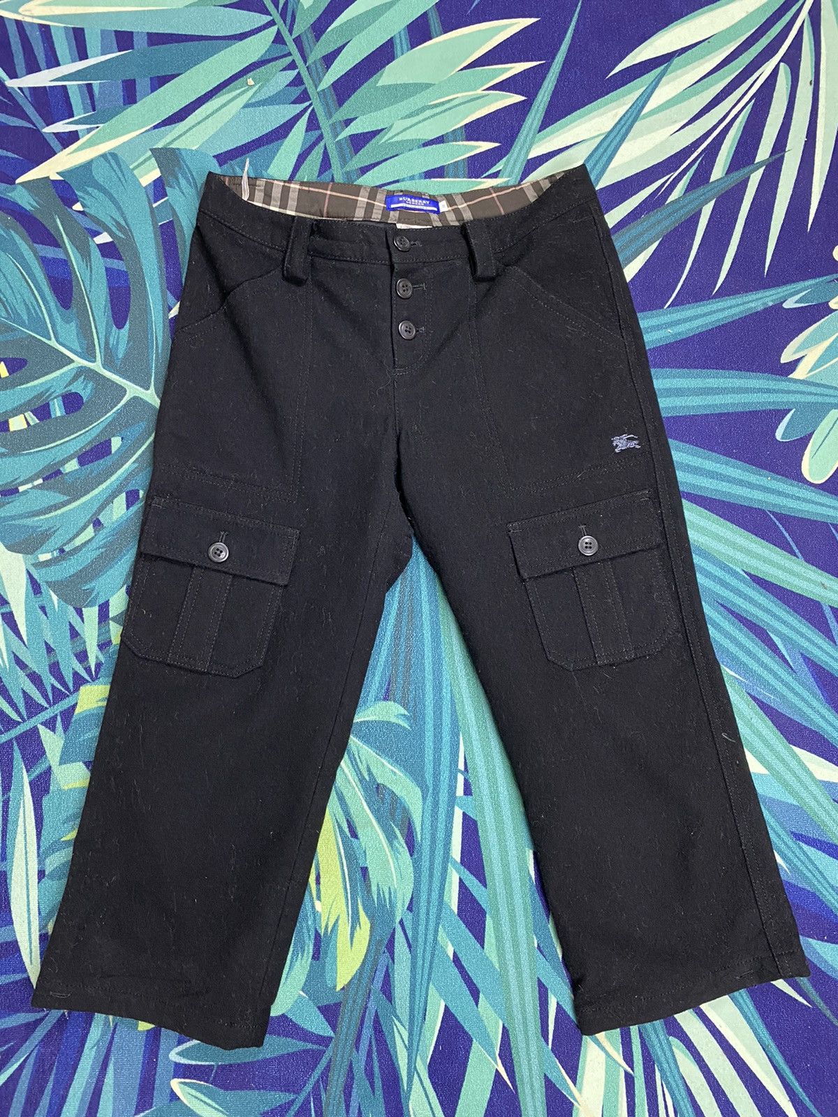 Burberry × Designer BURBERRY BLUE LABEL MULTIPOCKET CROP PANT Size US 30 / EU 46 - 1 Thumbnail