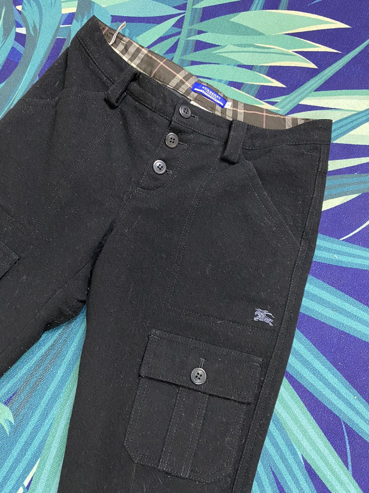 Burberry × Designer BURBERRY BLUE LABEL MULTIPOCKET CROP PANT Size US 30 / EU 46 - 3 Thumbnail