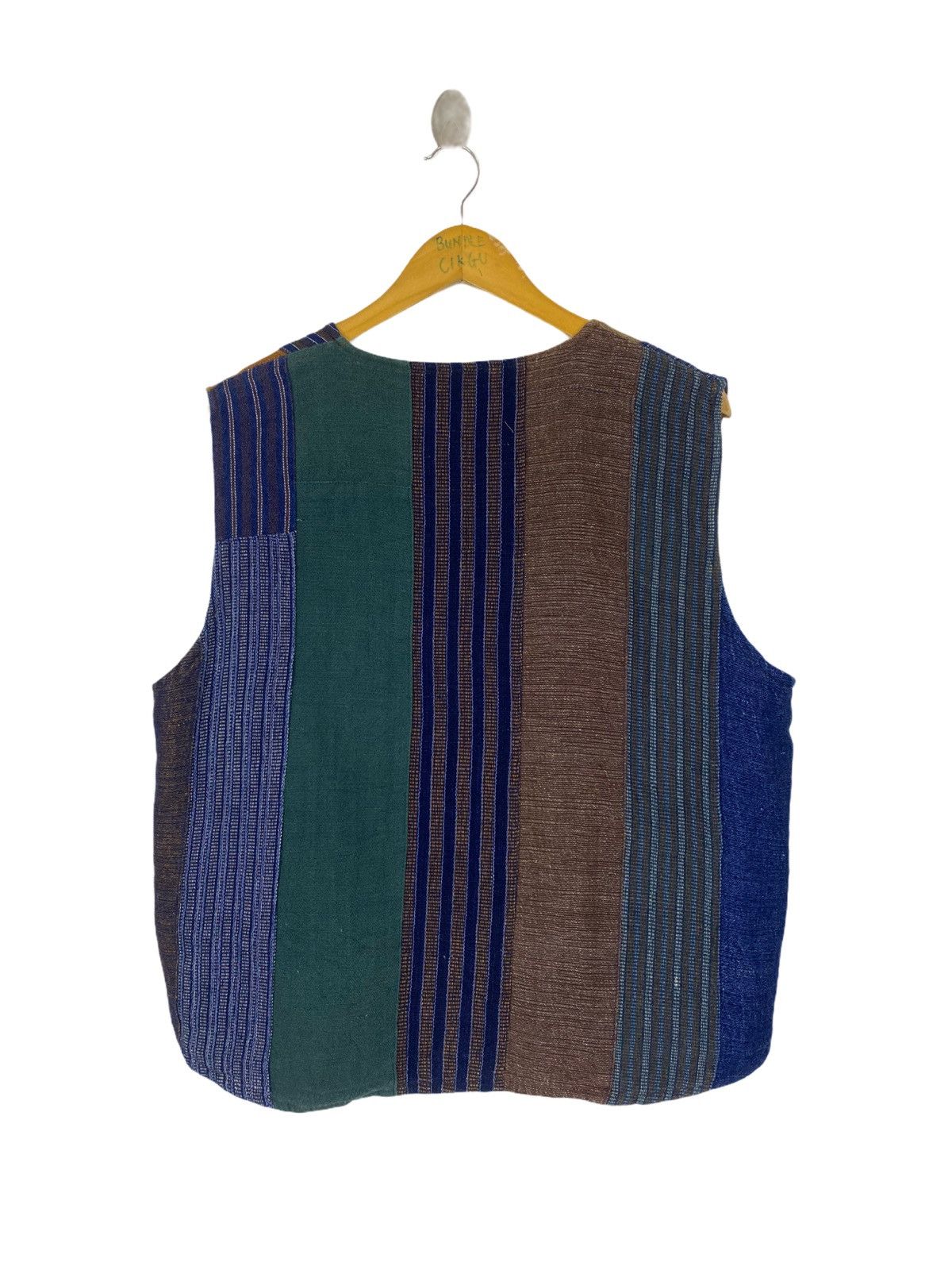 Vintage VINTAGE HAND WOVEN CHORE REVERSIBLE VEST Size US M / EU 48-50 / 2 - 4 Thumbnail