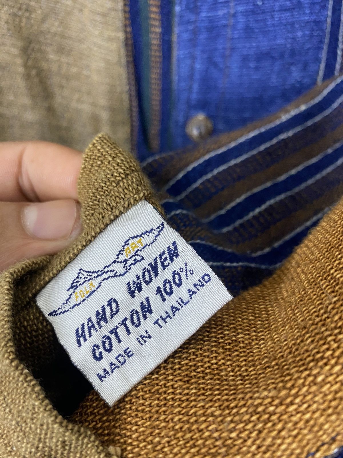 Vintage VINTAGE HAND WOVEN CHORE REVERSIBLE VEST Size US M / EU 48-50 / 2 - 9 Thumbnail