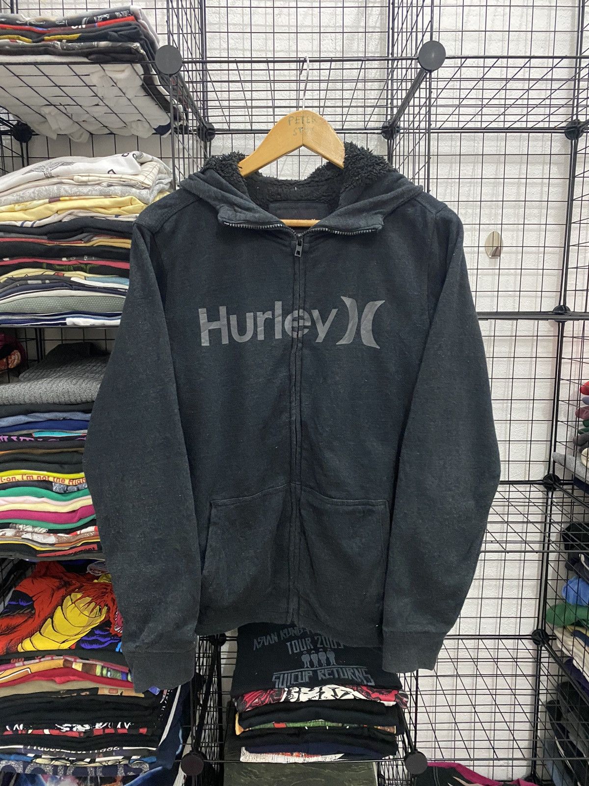 HURLEY BIG LOGO HODDIES SWEATER