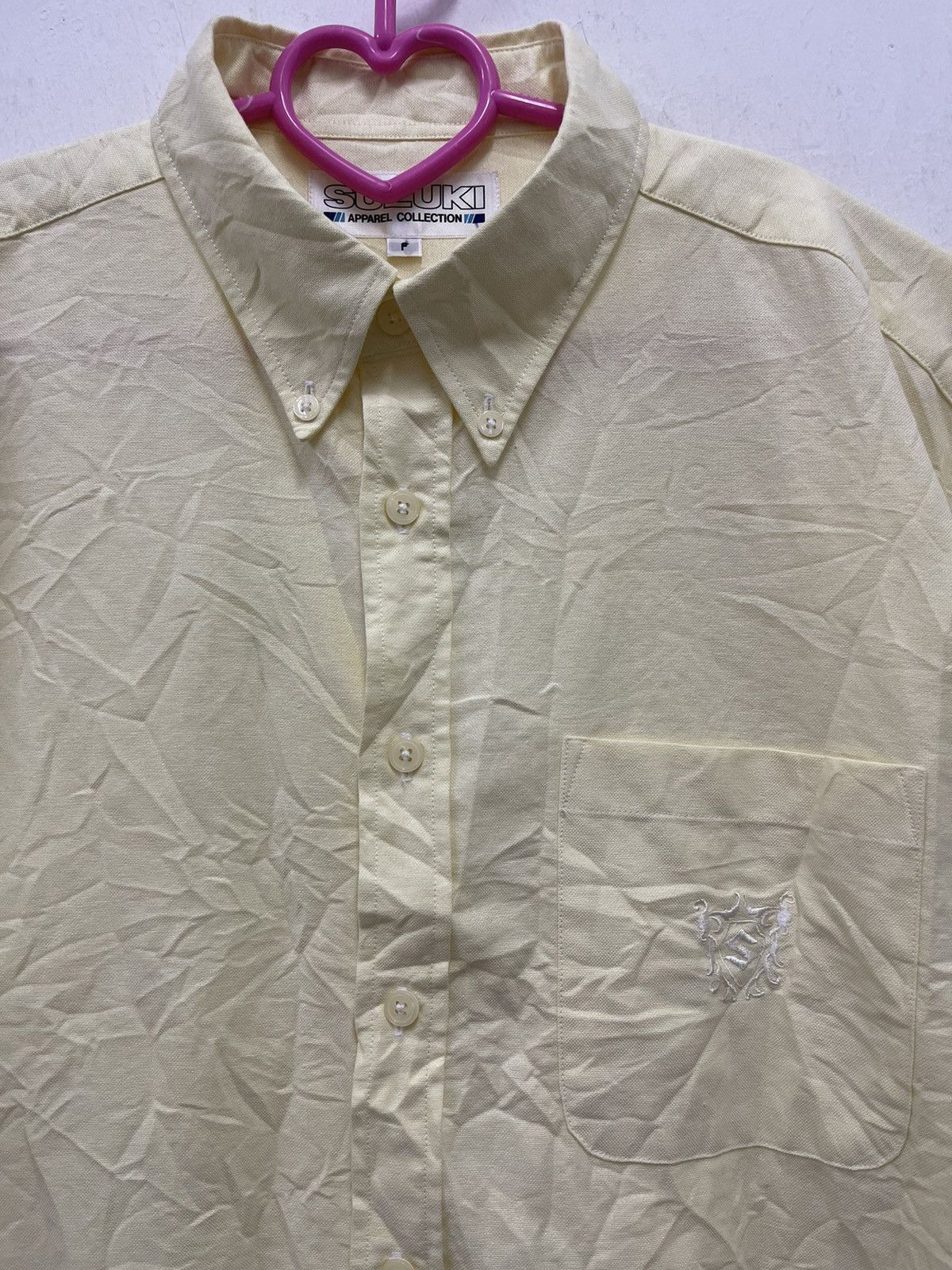 Japanese Brand SUZUKI Embroidered Logo Single Pocket Button Up Shirt Size US L / EU 52-54 / 3 - 2 Thumbnail