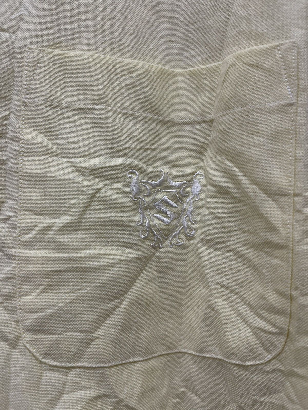 Japanese Brand SUZUKI Embroidered Logo Single Pocket Button Up Shirt Size US L / EU 52-54 / 3 - 3 Thumbnail