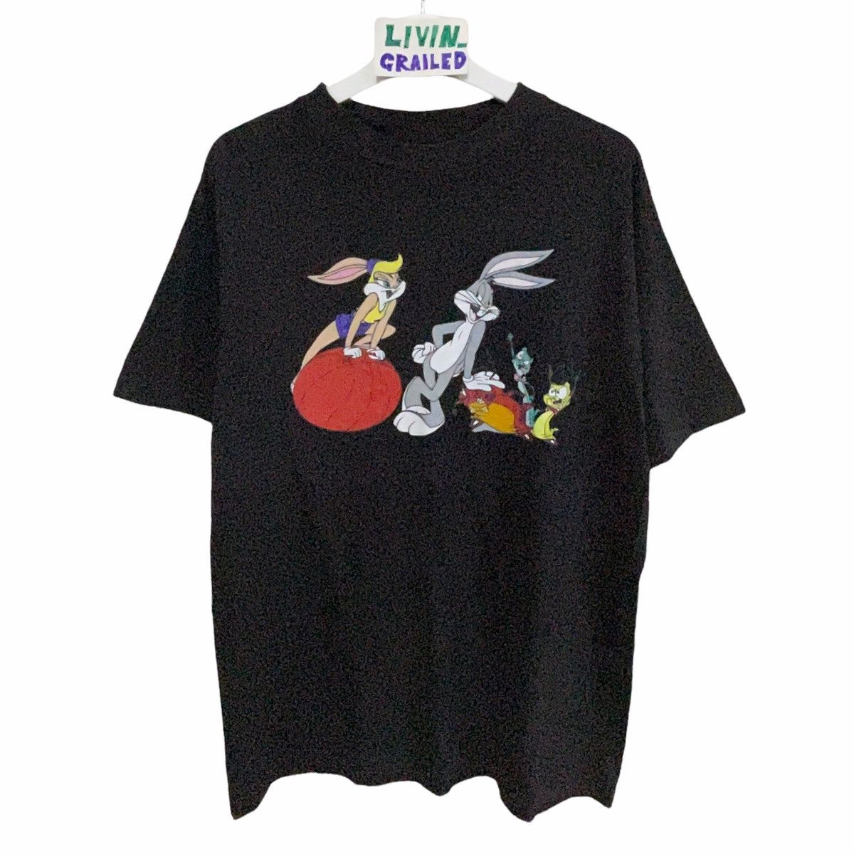 Vintage × Warner Bros 💥 90s SPACE JAM WARNER BROS MOVIE TSHIRT Size US L / EU 52-54 / 3 - 1 Thumbnail