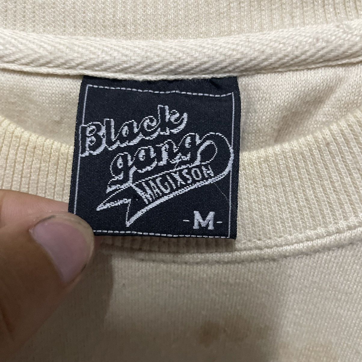 Japanese Brand 💥BLACK GANG STREET MOTION SWEATSHIRT Size US M / EU 48-50 / 2 - 6 Thumbnail