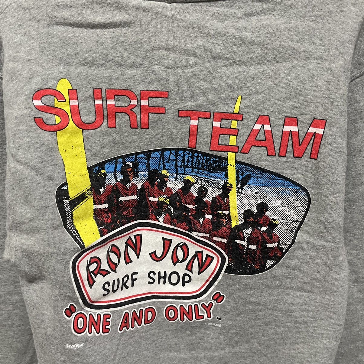 Ron Jon Surf Shop × Vintage 💥 90s RON JON SURF ZIPPER SWEATER HOODIE Size US M / EU 48-50 / 2 - 7 Thumbnail