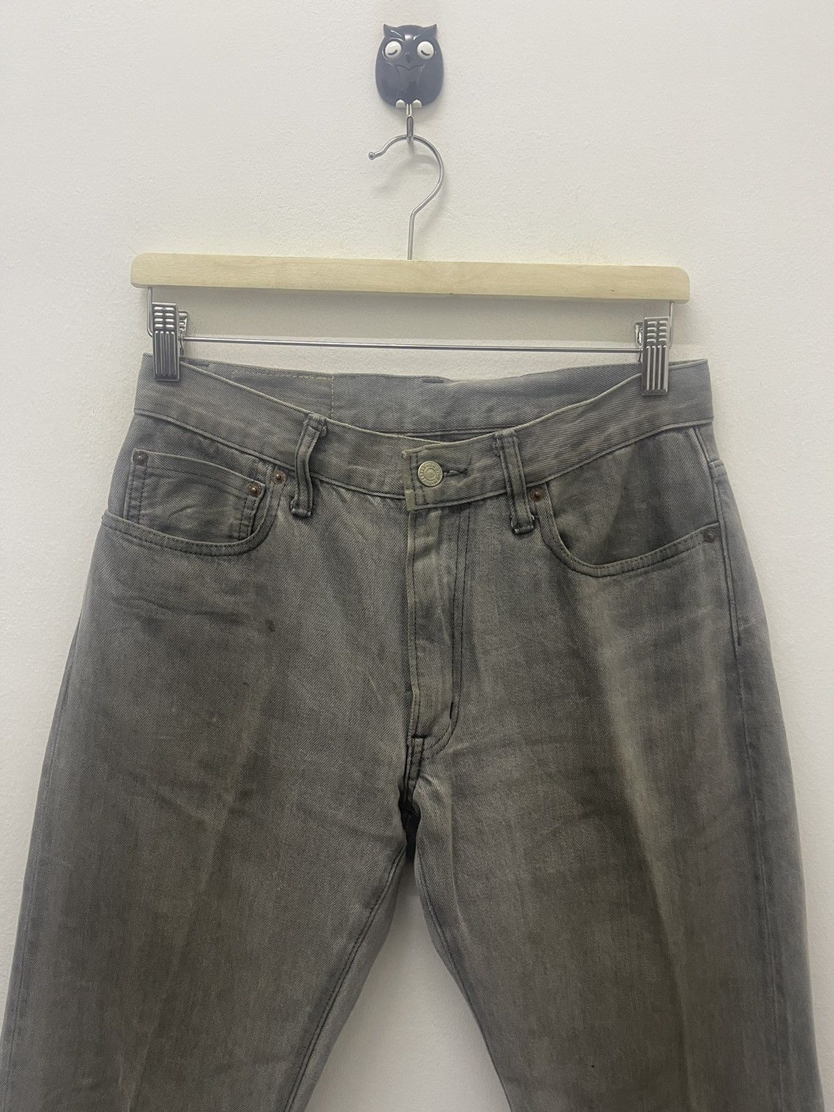 HOLLYWOOD RANCH MARKET Rare Vintage H R MARKET Red Selvedge Denim Jeans Size US 30 / EU 46 - 4 Thumbnail