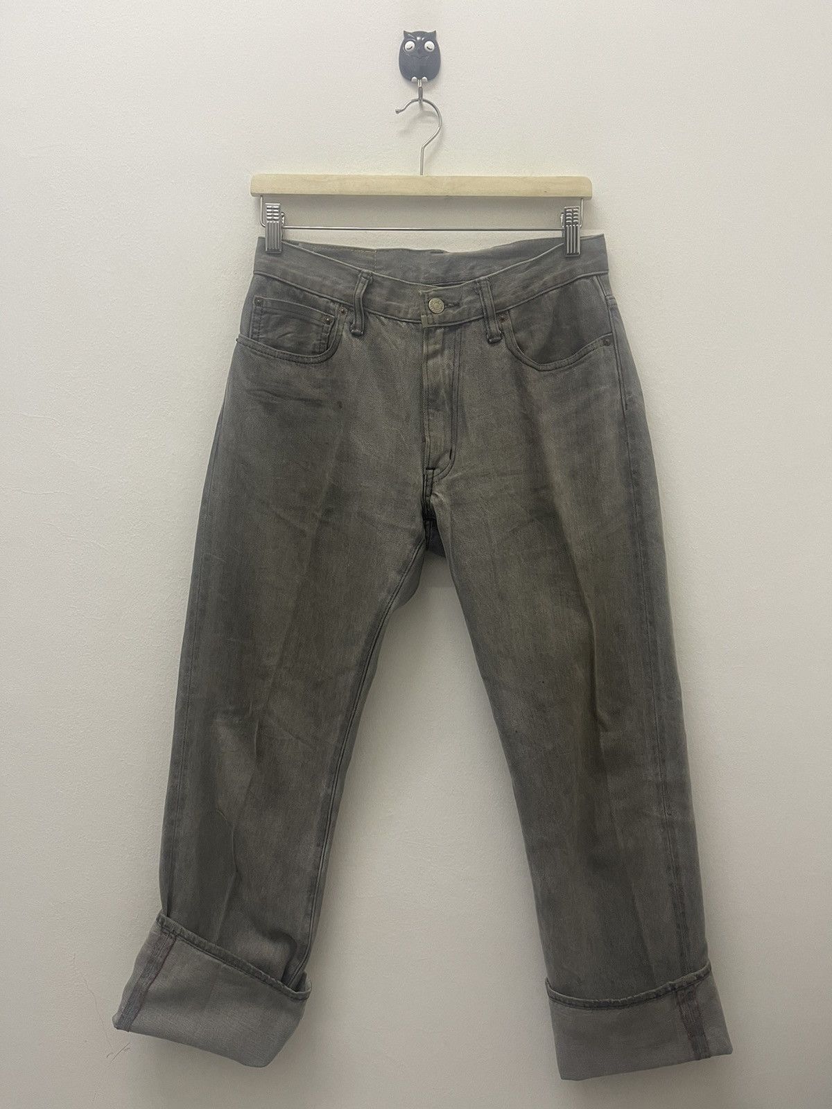 HOLLYWOOD RANCH MARKET Rare Vintage H R MARKET Red Selvedge Denim Jeans Size US 30 / EU 46 - 2 Thumbnail