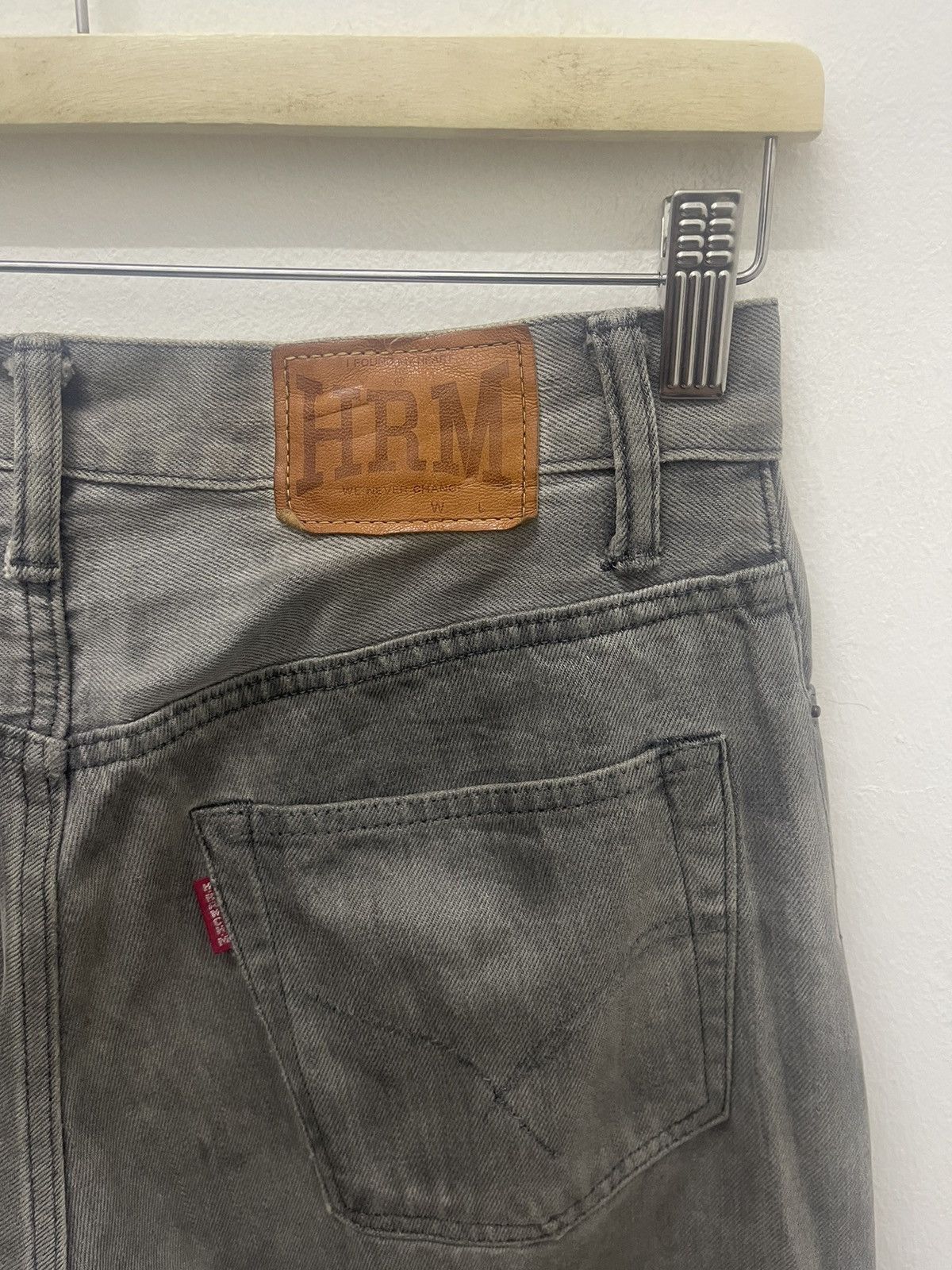 HOLLYWOOD RANCH MARKET Rare Vintage H R MARKET Red Selvedge Denim Jeans Size US 30 / EU 46 - 11 Thumbnail