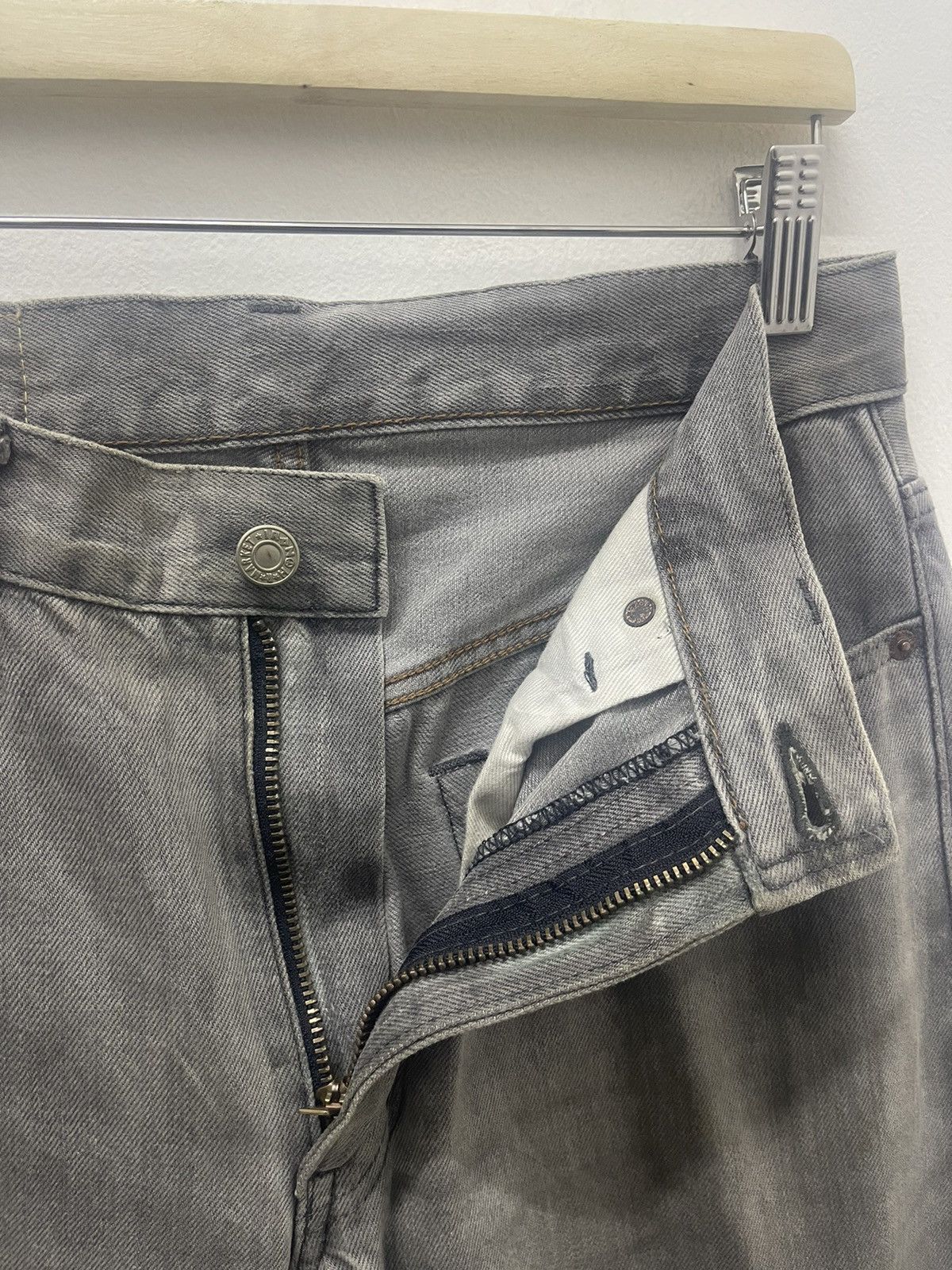 HOLLYWOOD RANCH MARKET Rare Vintage H R MARKET Red Selvedge Denim Jeans Size US 30 / EU 46 - 6 Thumbnail