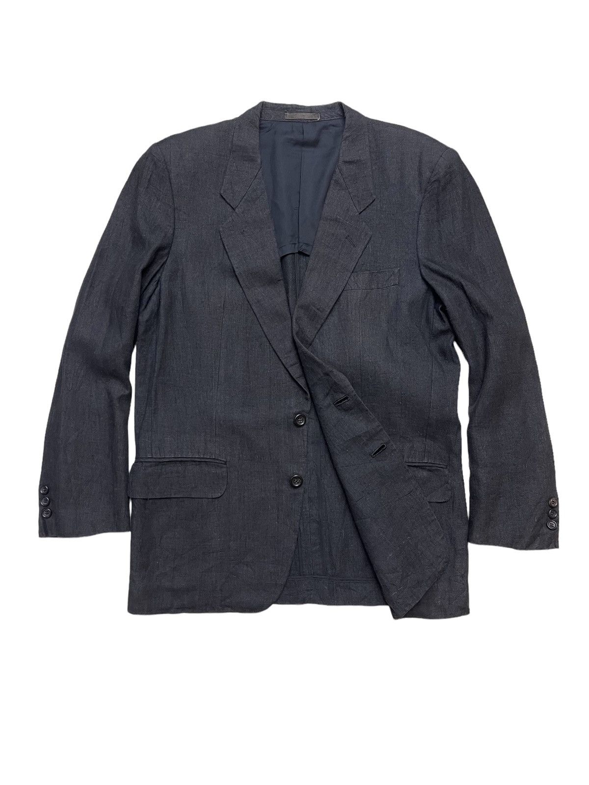 Comme des Garcons CDG Homme Linen Coat Jacket Size US M / EU 48-50 / 2 - 2 Thumbnail