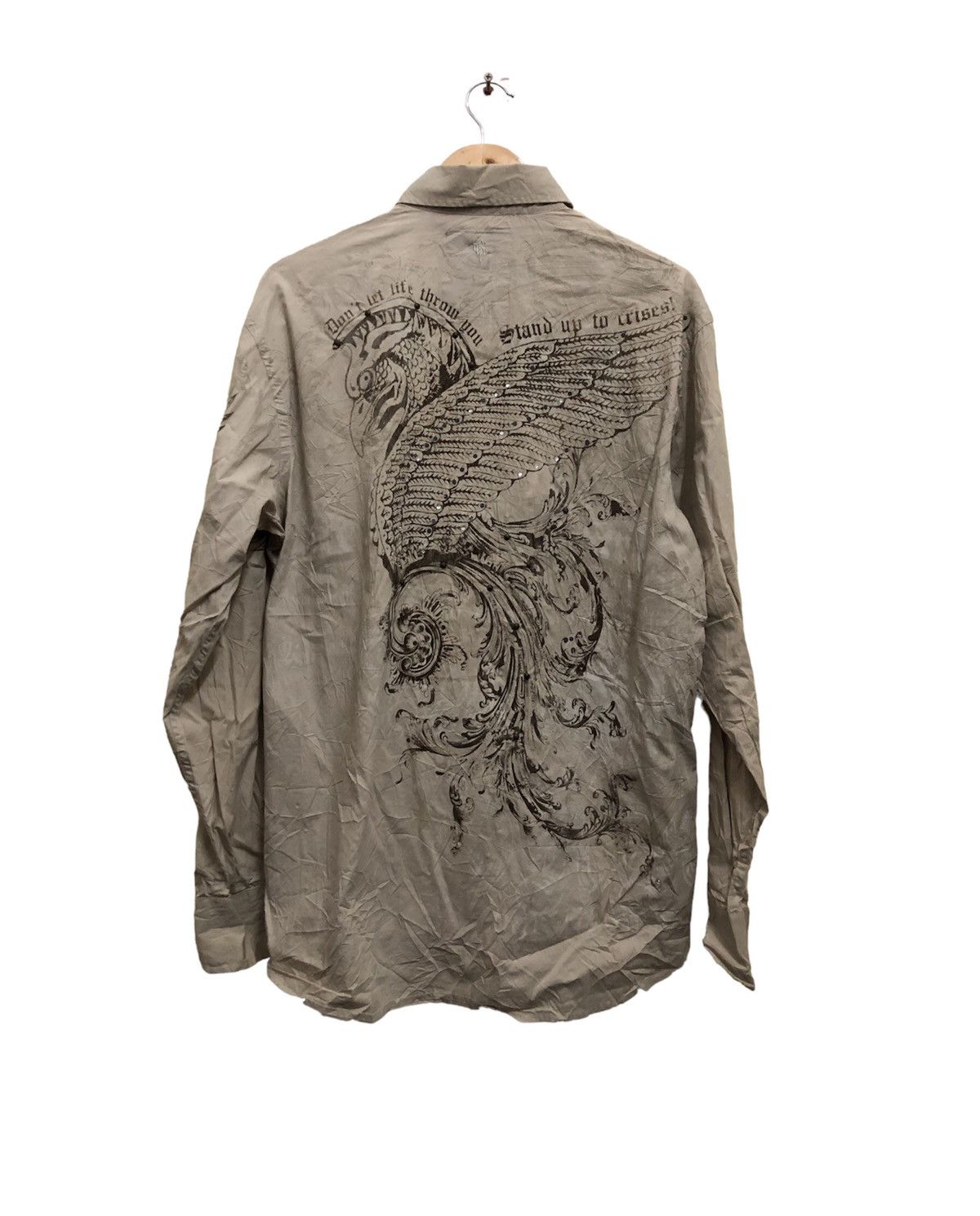 Japanese Brand ROAR button shirt ‘guard and shield’ x swarovski Size US L / EU 52-54 / 3 - 2 Thumbnail