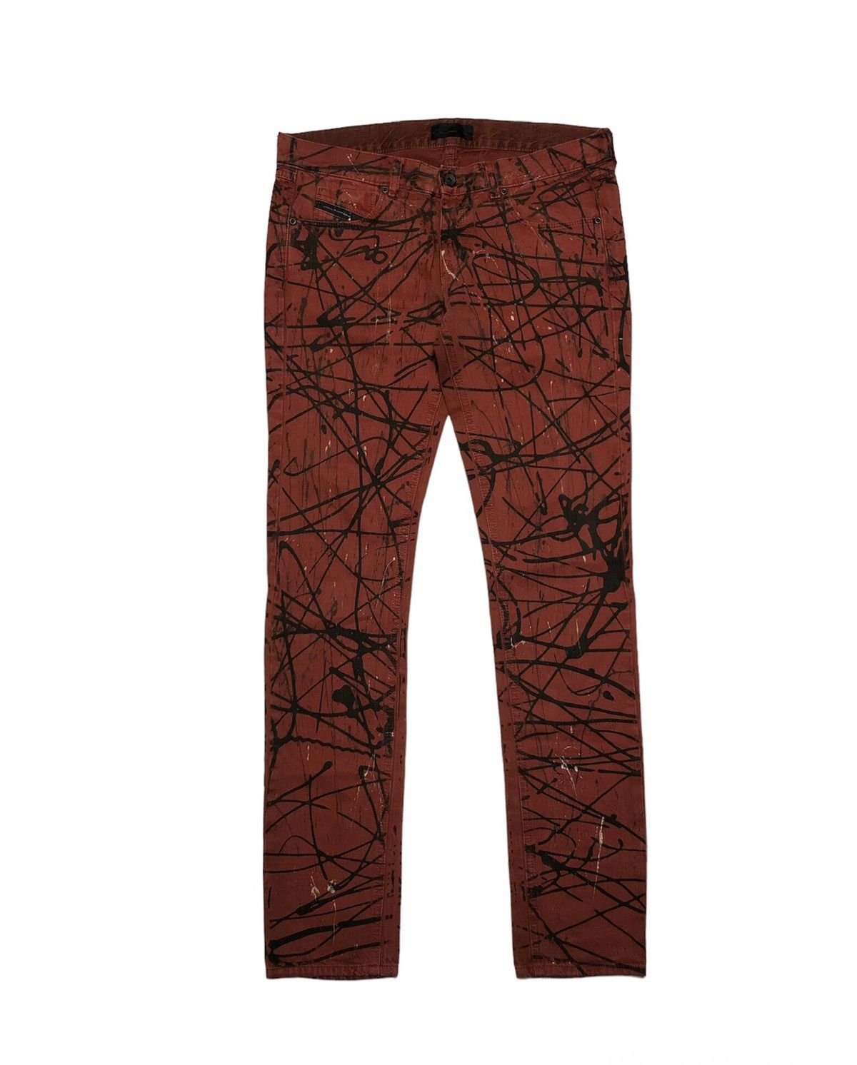 Diesel Black Gold Diesel black gold skinny paint splatter jeans Size 28" / US 6 / IT 42 - 1 Thumbnail