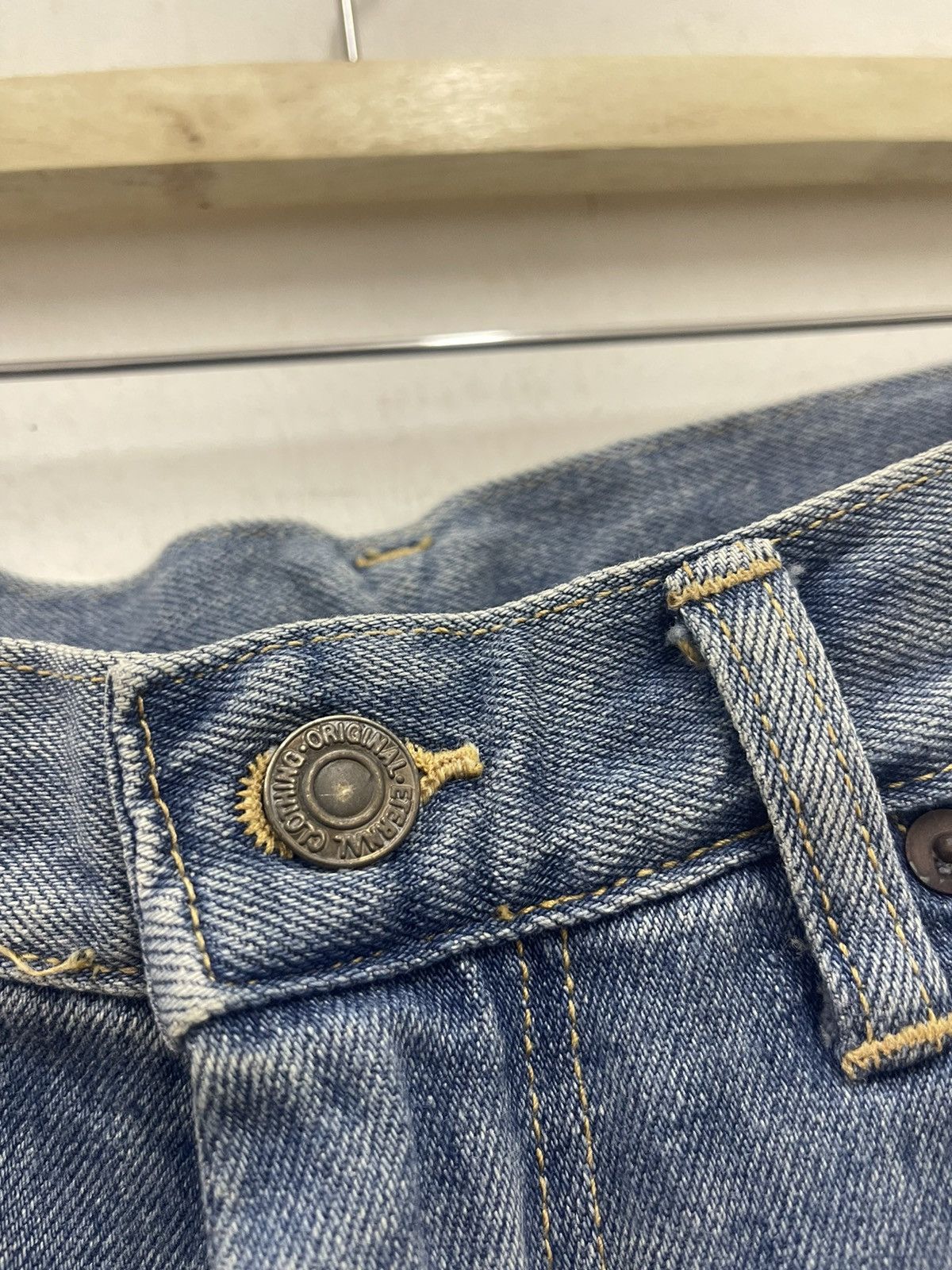 Eternal Rare Vintage DEEP BLUE Eternal Japan Denim Size US 33 - 8 Thumbnail