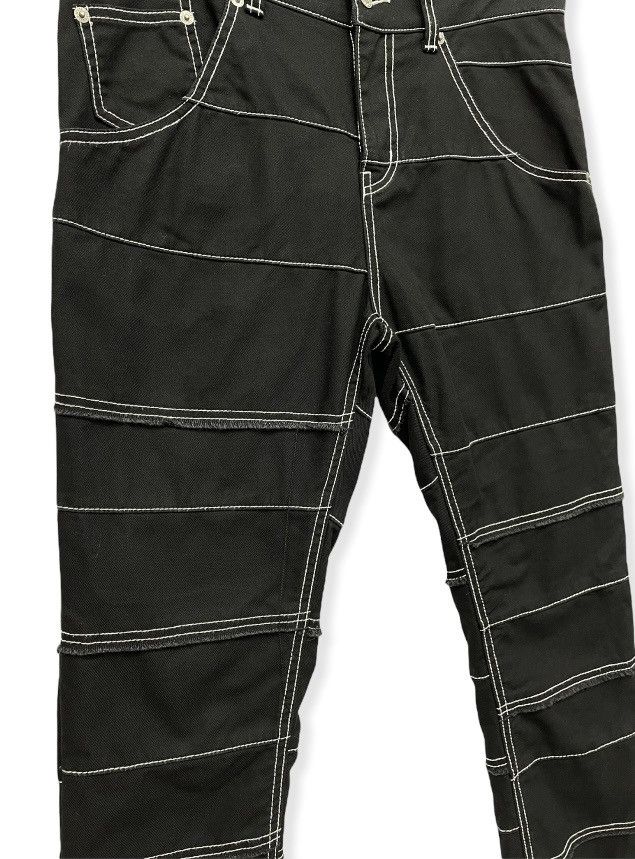 Il Bisonte BISON Black Hagi Panel Patchwork Inspired by Hysteric Size US 31 - 2 Thumbnail
