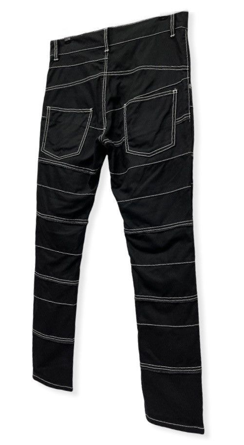 Il Bisonte BISON Black Hagi Panel Patchwork Inspired by Hysteric Size US 31 - 8 Thumbnail
