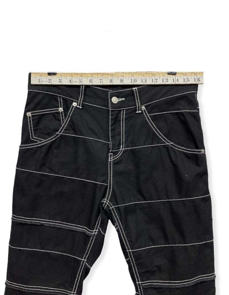 Il Bisonte BISON Black Hagi Panel Patchwork Inspired by Hysteric Size US 31 - 13 Thumbnail