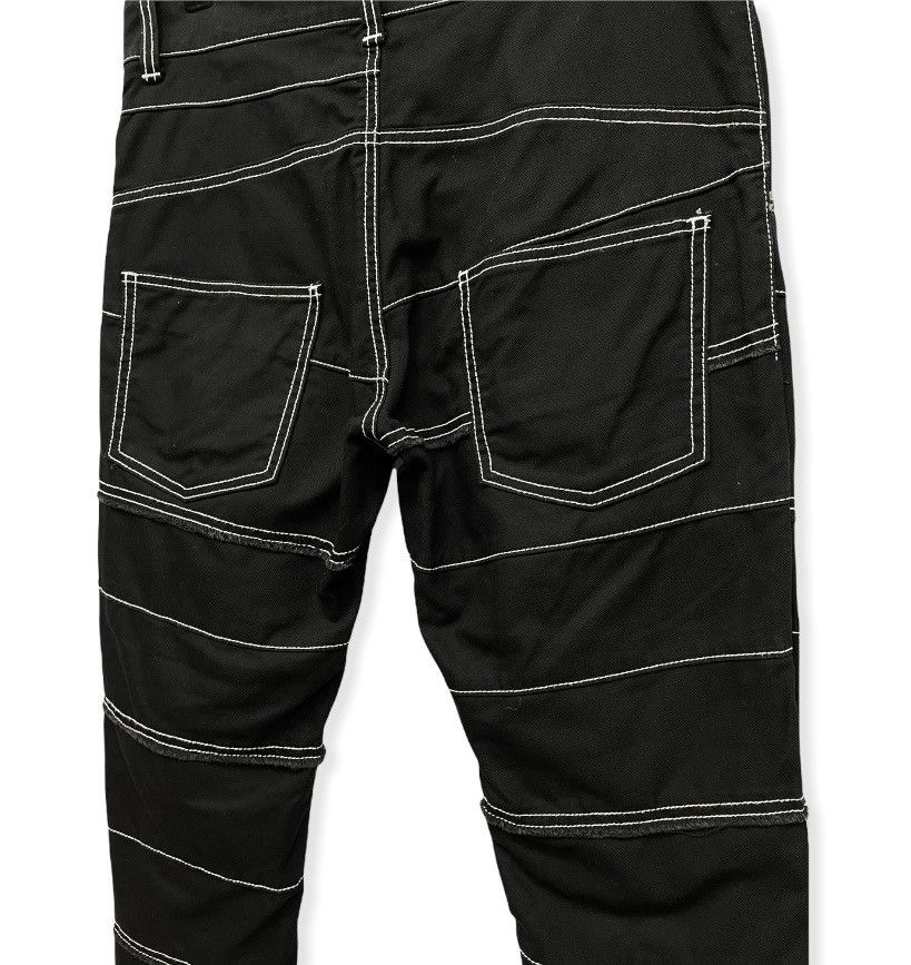 Il Bisonte BISON Black Hagi Panel Patchwork Inspired by Hysteric Size US 31 - 6 Thumbnail