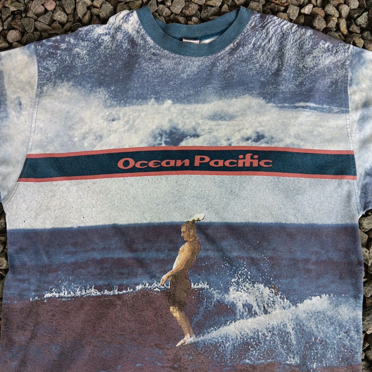 Ocean Pacific Vintage OCEAN PACIFIC AOP Size US XL / EU 56 / 4 - 3 Thumbnail