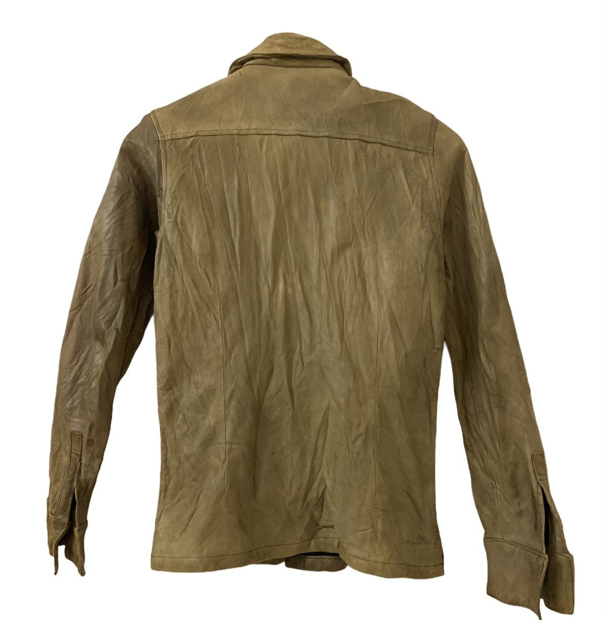 Isamu Katayama Backlash Isamu Katayama Backlash Cowhide Leather Jacket Size US XXS / EU 40 - 7 Thumbnail